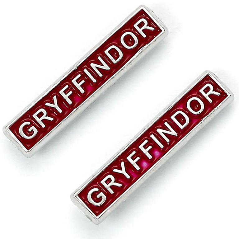 Harry Potter Silver Plated Gryffindor Earring Set - Detailed 3-Design Stud Earrings
