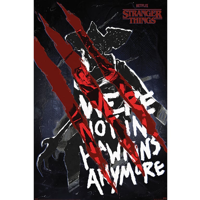 Stranger Things Demogorgon 201 Rolled Maxi Poster - High Resolution Artwork on Gloss Paper