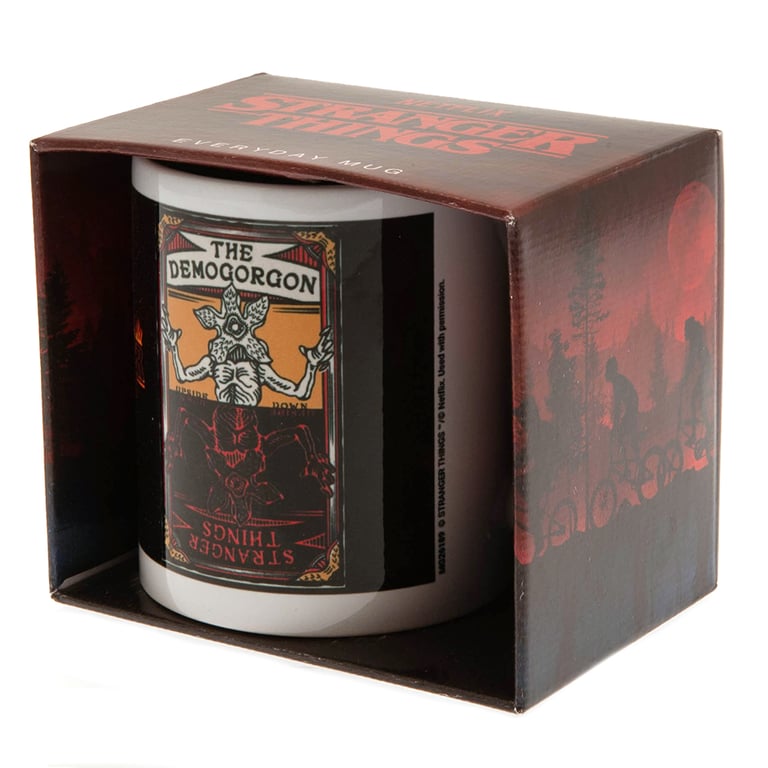 Stranger Things 4 Demogorgon Tarot Card Mythical Monster Coffee Mug
