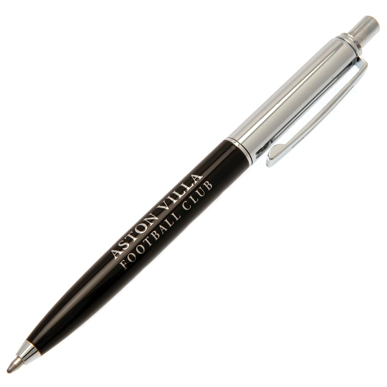 Aston Villa FC Executive Pen & Keyring Gift Set - Black Ink, Football Theme