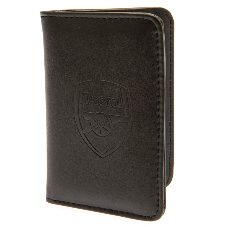 Arsenal FC Executive Card Holder - Debossed Crest Design with 3 Photo Pouch Slots