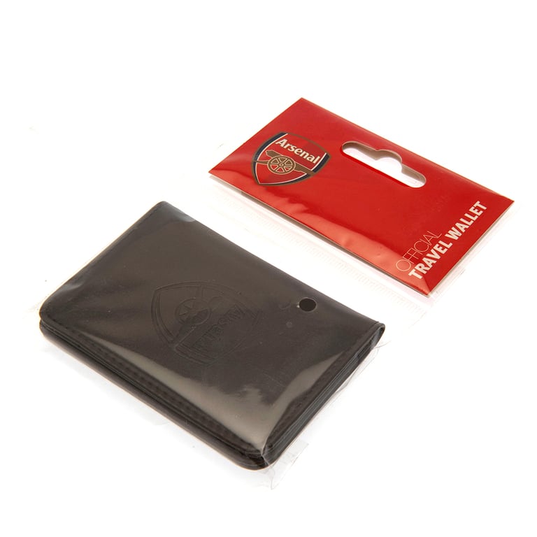 Arsenal FC Executive Card Holder - Debossed Crest Design with 3 Photo Pouch Slots