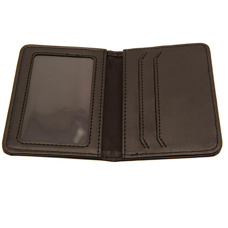 Aston Villa FC Luxury Debossed Crest Card Holder - 3 Slot PU Travel Wallet