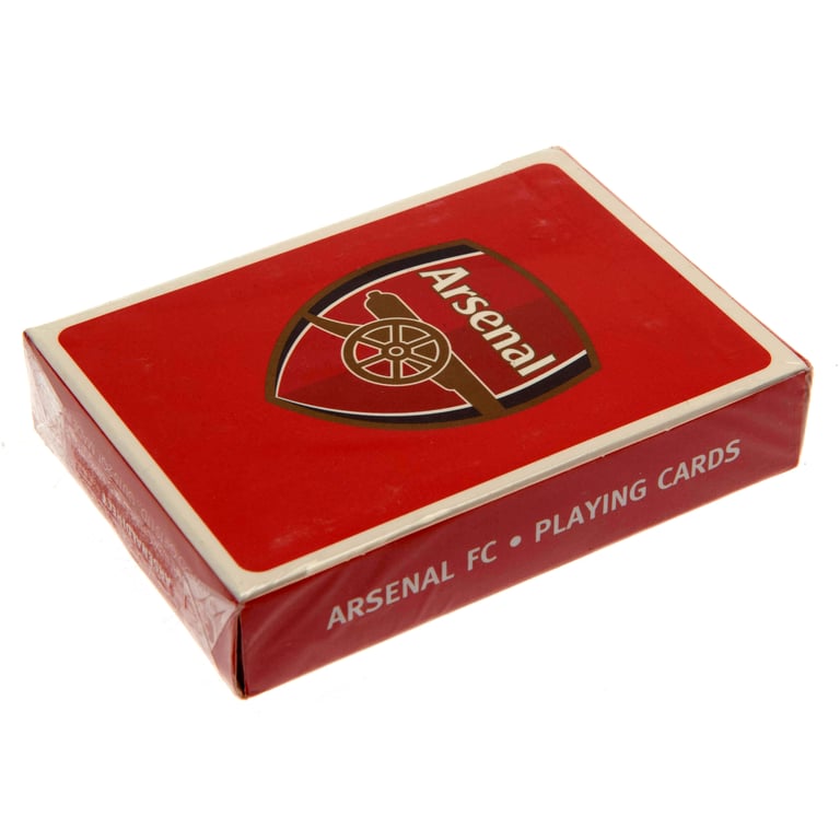 Arsenal FC Quality Linen Playing Cards with Official Crest Design