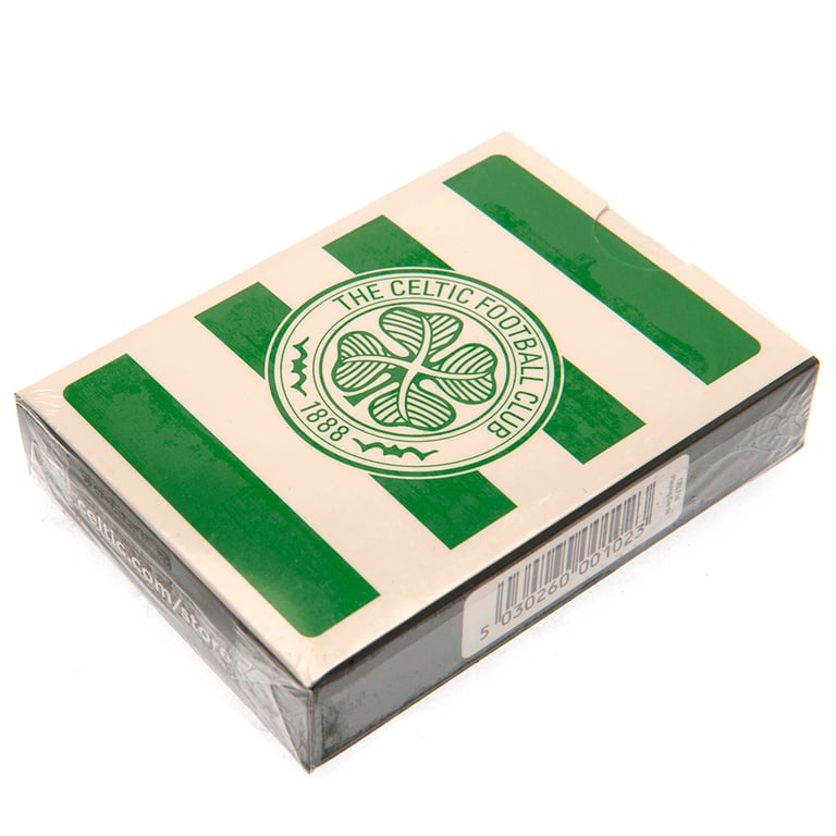 Celtic FC Linen Finish Playing Cards - Official Club Crest Adorned