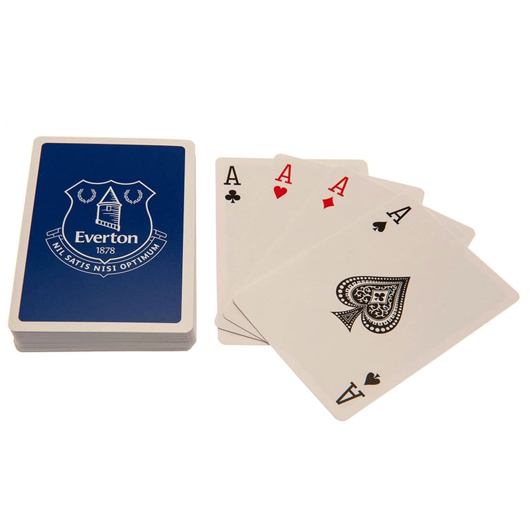 Everton FC Premium Quality Linen Playing Cards