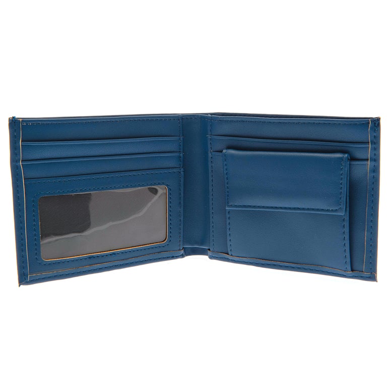 Chelsea FC Coloured PU Wallet - Large Club Crest Design with 3 Card Slots and Secure Note Pockets