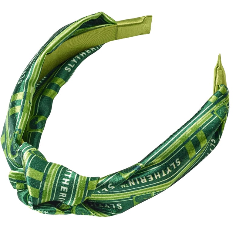 Harry Potter Slytherin Satin Knotted Headband