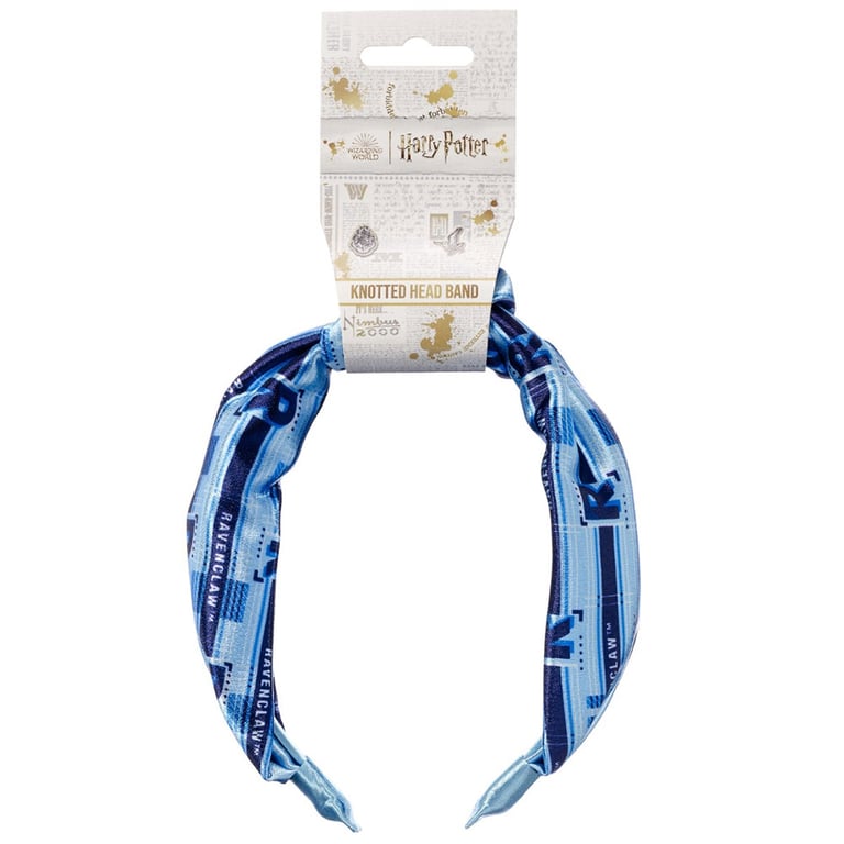 Harry Potter Ravenclaw Satin Knotted Headband - Official House Accessories