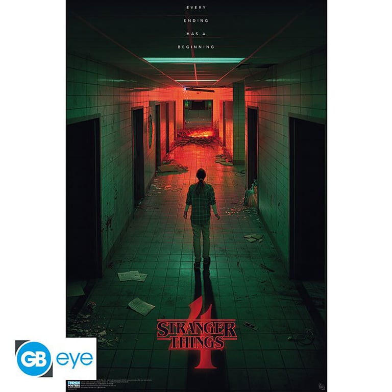 Stranger Things Hawkins Lab 61 Rolled Maxi Poster - High Resolution Artwork on 150gsm Gloss Paper