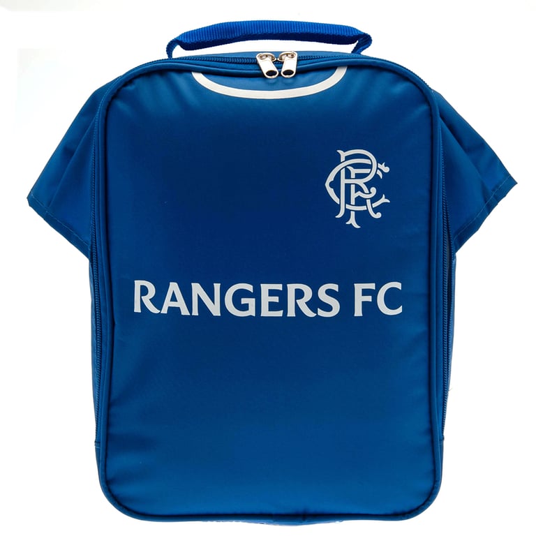 Rangers FC Home Shirt Design Double Zipped Lunch Bag with Name Tag