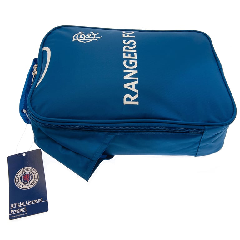 Rangers FC Home Shirt Design Double Zipped Lunch Bag with Name Tag