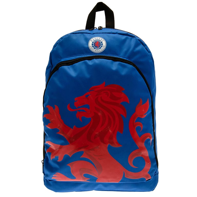 Rangers FC Colour React Royal Blue Padded Backpack with Lion Crest