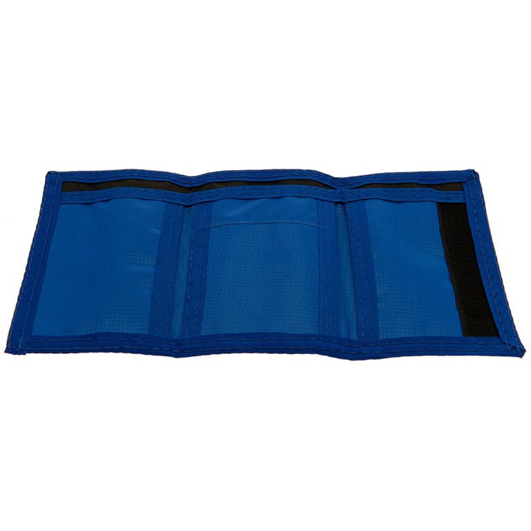 Rangers FC Colour React Royal Blue Wallet - 5 Compartments, Lion Design, External Zipped Pocket