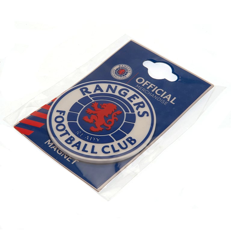 Rangers FC 3D Crest PVC Fridge Magnet - Durable Sports Team Decoration