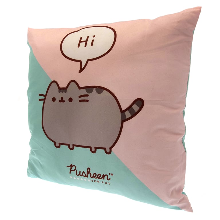 Pusheen Hi Reversible Polyester Cushion Home Decor