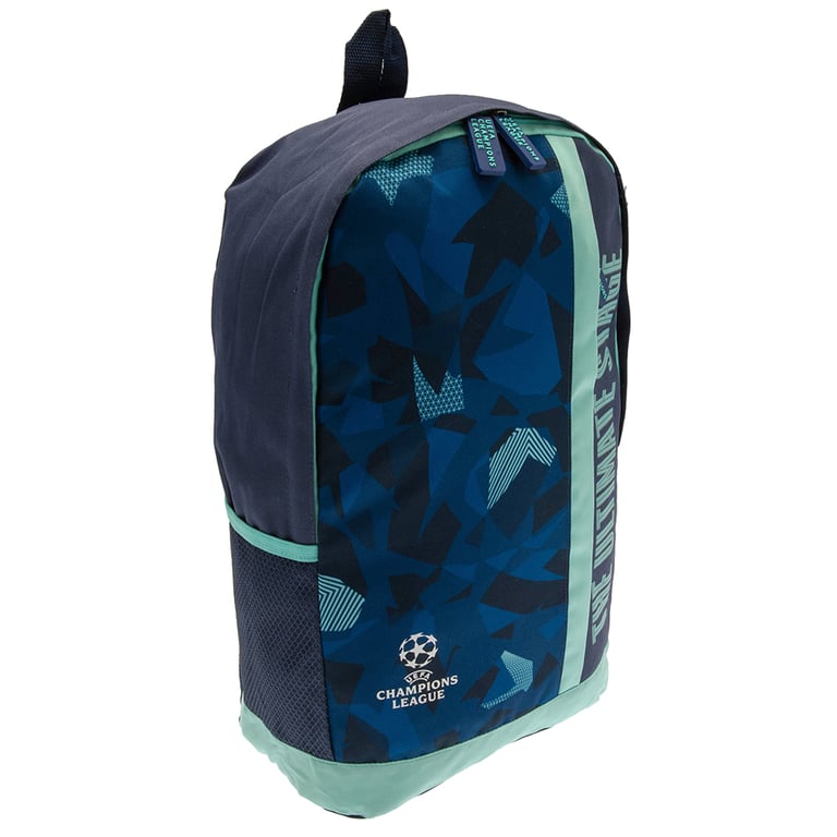 UEFA Champions League Navy Backpack with Adjustable Straps and Large Capacity