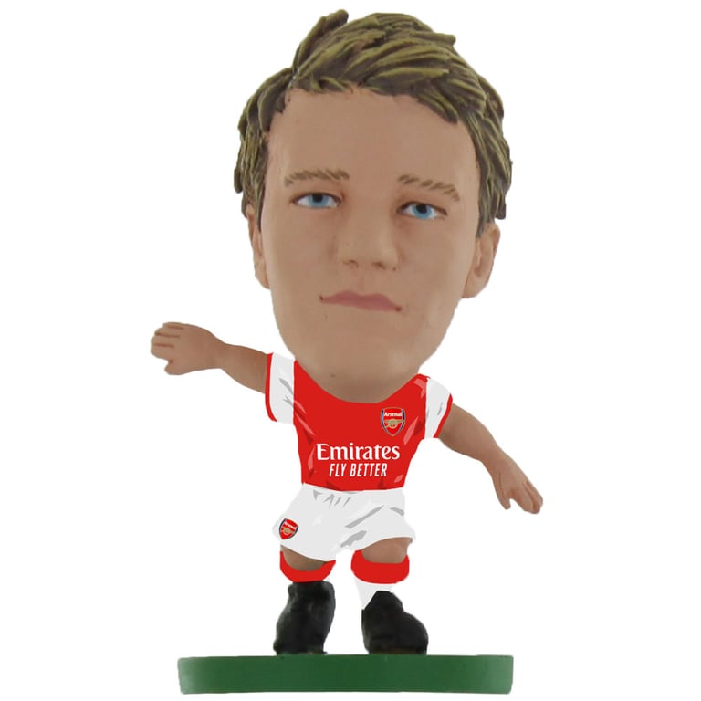 Arsenal FC Martin Odegaard SoccerStarz Figure - Classic Home Kit 5cm Tall Collectible