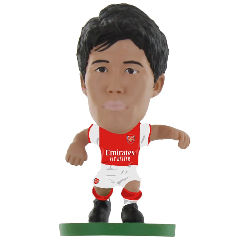 Arsenal FC SoccerStarz Takehiro Tomiyasu Collectible Figure - Classic Home Kit Edition