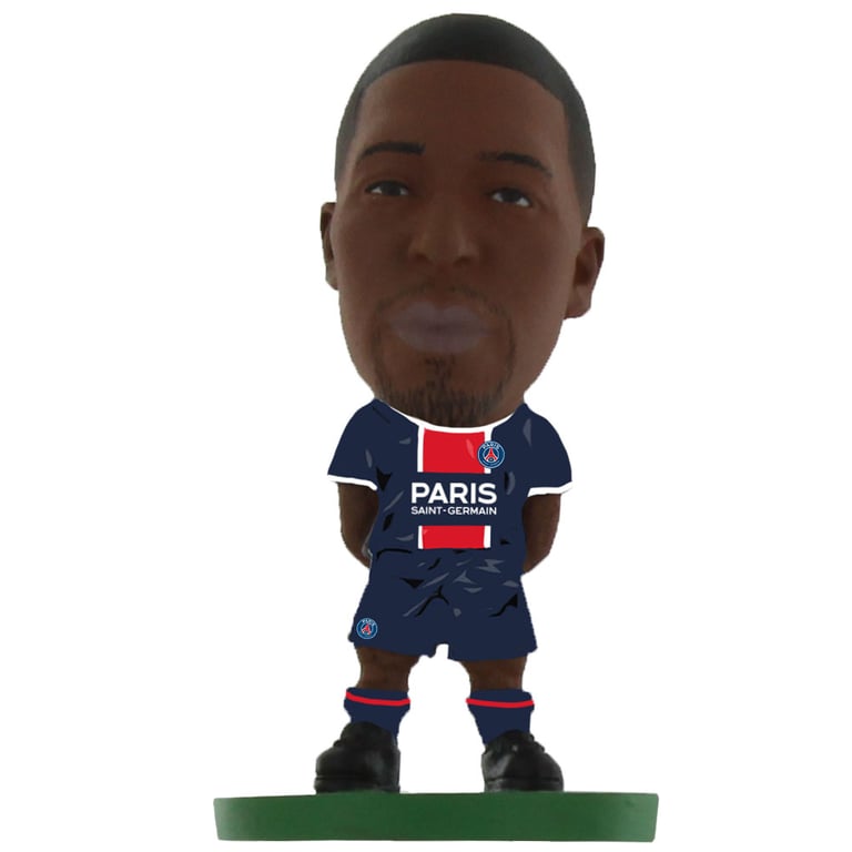 Paris Saint Germain Presnel Kimpembe SoccerStarz Collectible Figurine - 5cm Tall Home Decor Statue