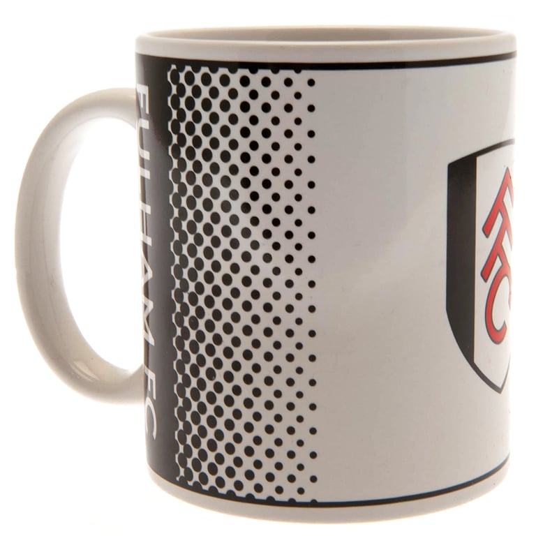 Fulham FC Ceramic Club Crest Mug