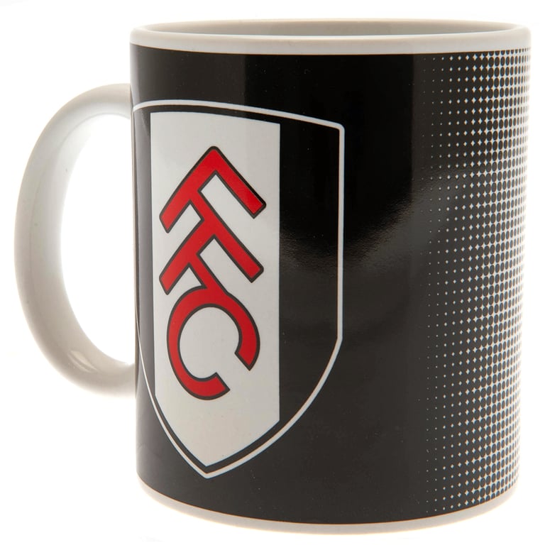 Ceramic Fulham FC Halftone Club Crest Mug