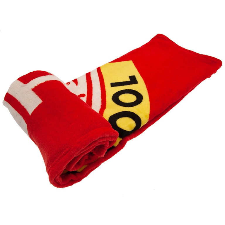 Liverpool FC This Is Anfield Retro Polyester Fleece Blanket - Machine Washable Throw