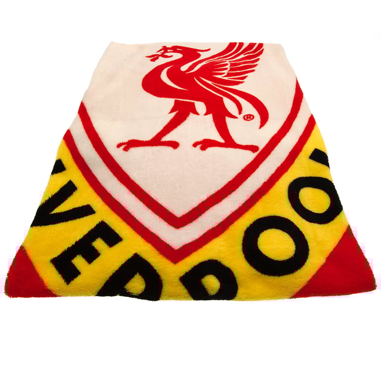 Liverpool FC This Is Anfield Retro Polyester Fleece Blanket - Machine Washable Throw