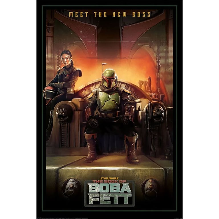 Star Wars: The Book of Boba Fett Dark 281 High Resolution Maxi Poster - Glossy Paper