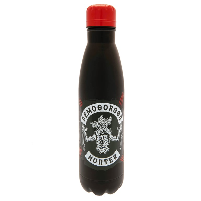 Stranger Things 4 Stainless Steel Thermal Vacuum Flask - 24 Hour Insulated Bottle with Screw Top Lid