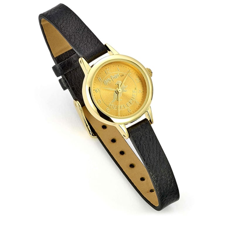 Harry Potter Hufflepuff Gold Dial Ladies Analogue Watch