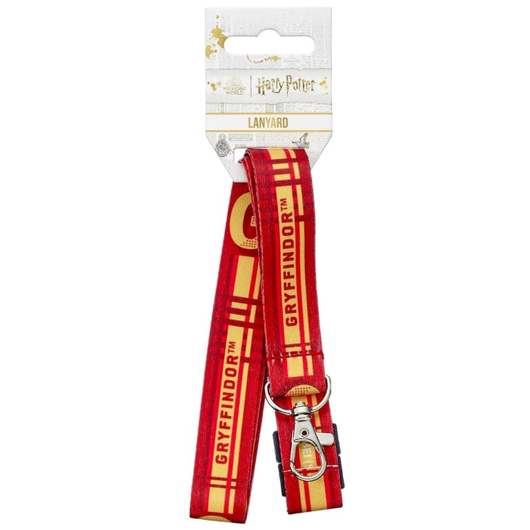 Harry Potter Gryffindor Nylon Lanyard with Sliding Toggles