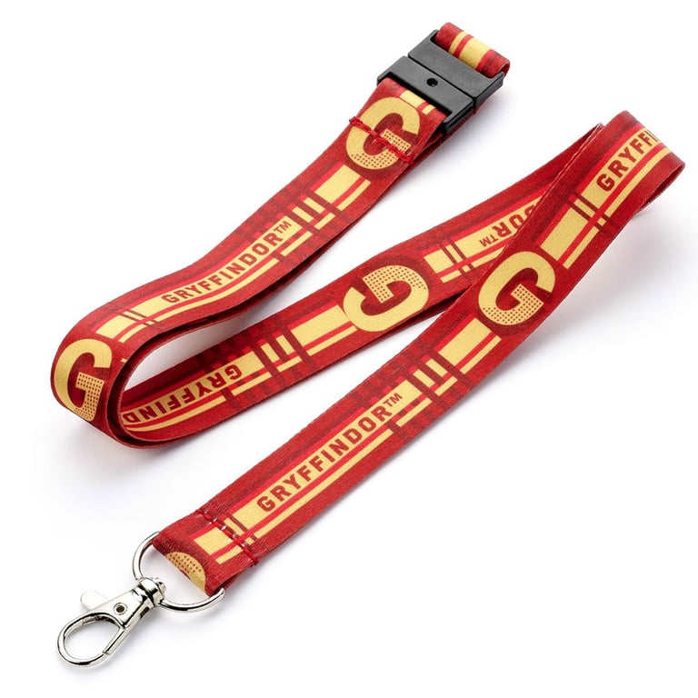 Harry Potter Gryffindor Nylon Lanyard with Sliding Toggles