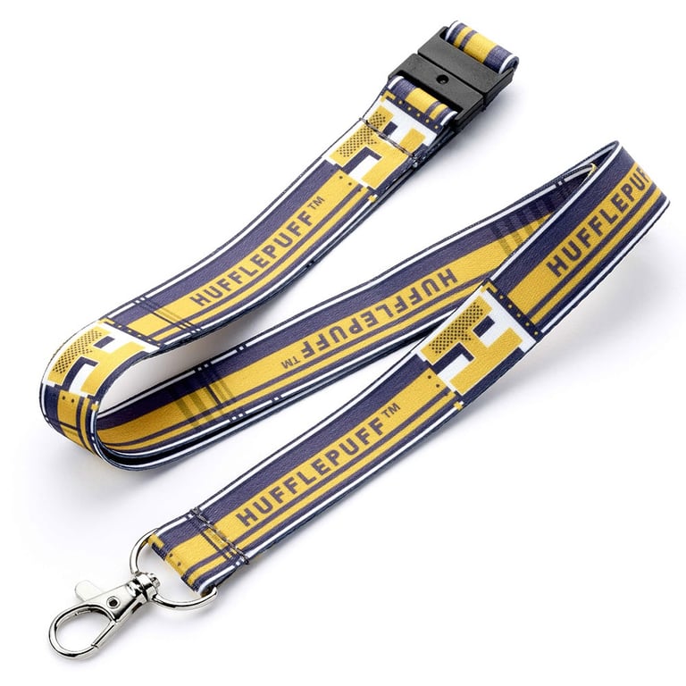 Harry Potter Hufflepuff Nylon Lanyard with Colorful House Design