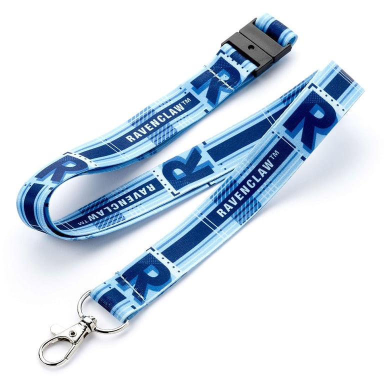 Harry Potter Ravenclaw Lanyard with Metal Clip and Sliding Toggles
