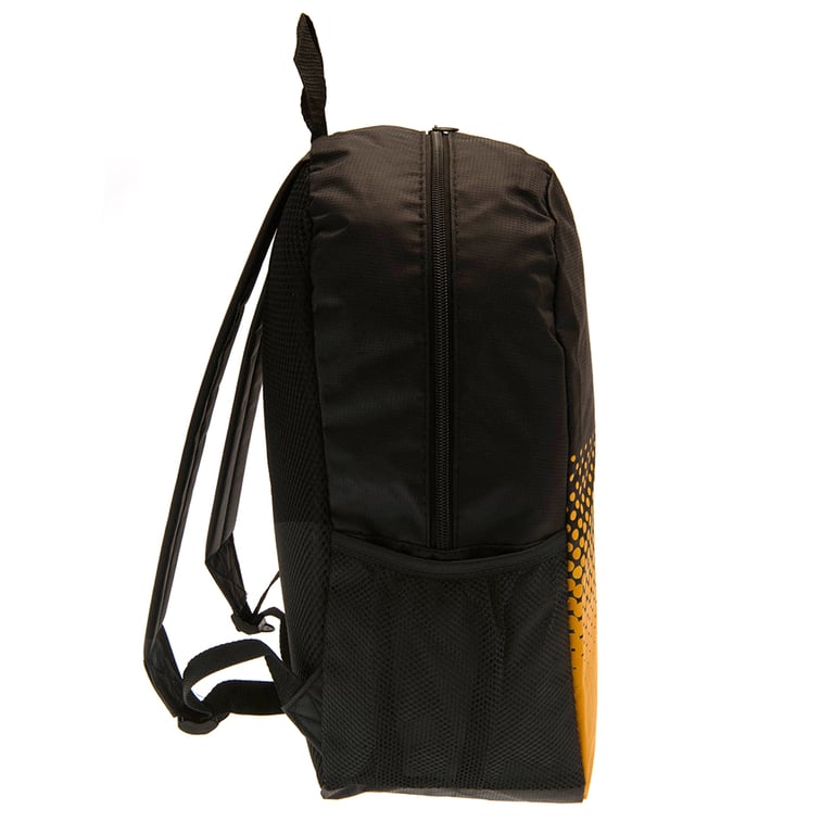 Wolverhampton Wanderers FC Fade Backpack - Padded Back Panel & Adjustable Straps