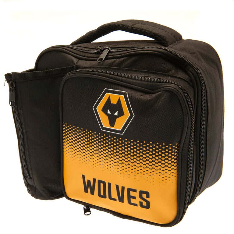 Wolverhampton Wanderers FC Fade Lunch Bag with Club Crest and Multiple Compartments