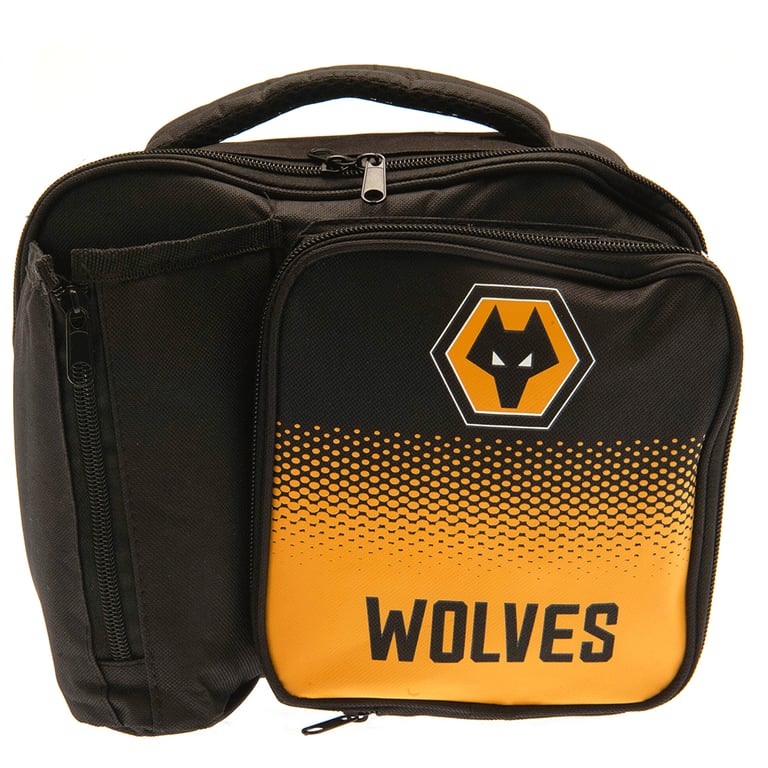 Wolverhampton Wanderers FC Fade Lunch Bag with Club Crest and Multiple Compartments