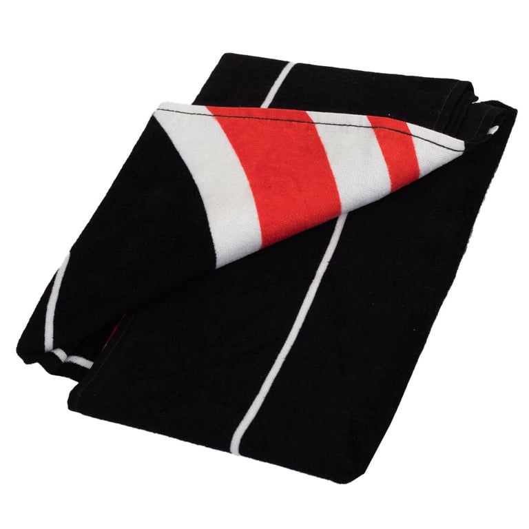 Fulham FC Large 100 Cotton Velour Pulse Design Beach Towel with Crest