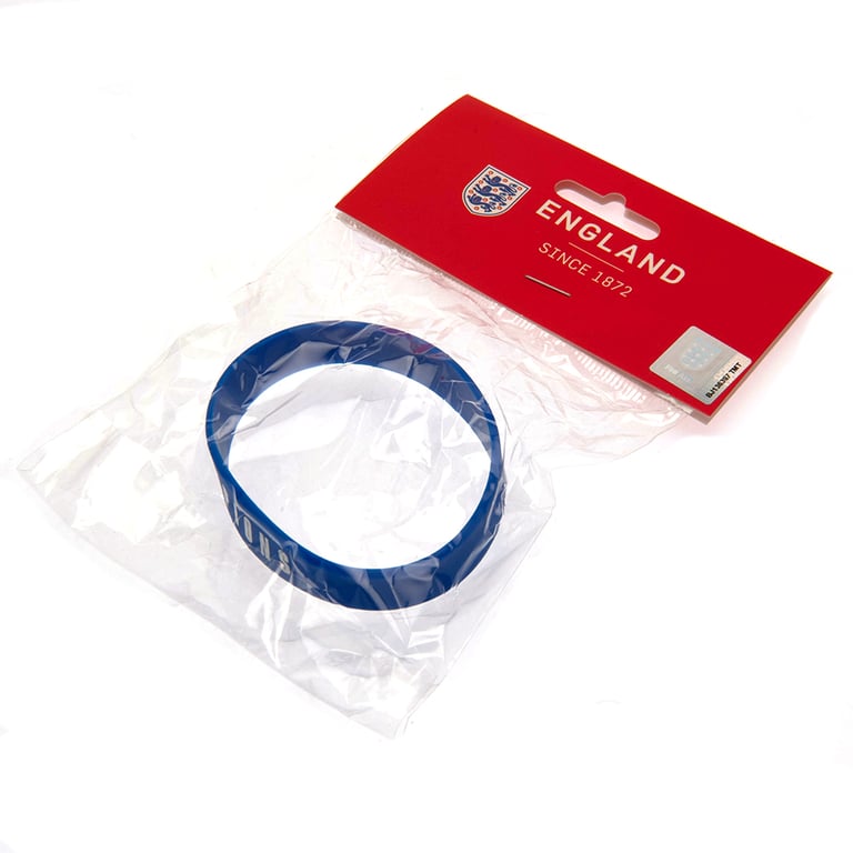 England Lionesses European Champions Silicone Wristband - Royal Blue, One Size Fits All, England Crest Design