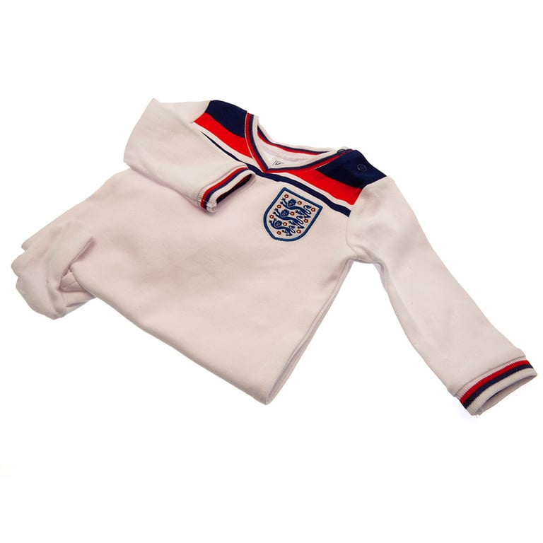 England FA 1982 Retro Cotton Sleepsuit for 3-6 Months Babies