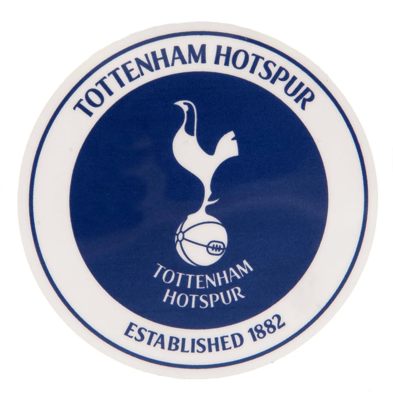 Tottenham Hotspur FC Established Navy and White Car Sticker - High Quality Crest Decal