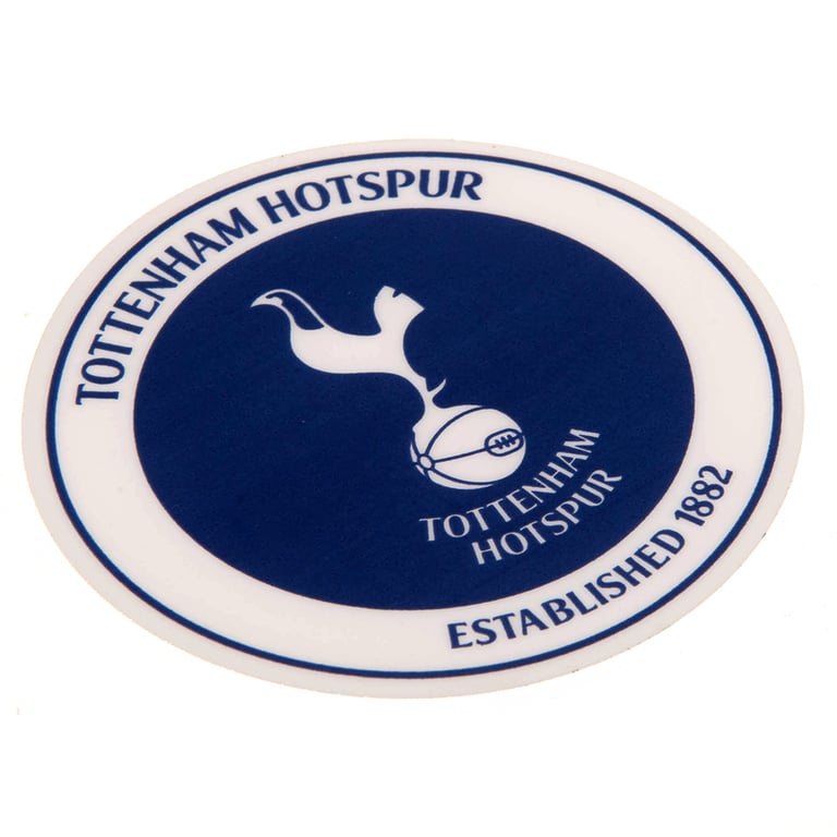Tottenham Hotspur FC Established Navy and White Car Sticker - High Quality Crest Decal