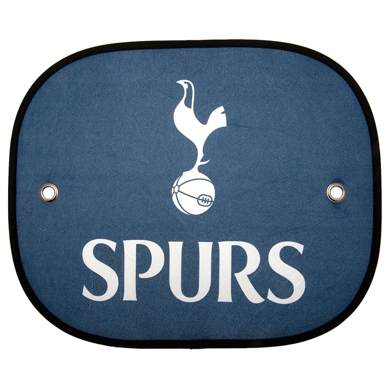 Tottenham Hotspur FC Navy Mesh Car Window Sunshades with Club Crest and Suction Pads