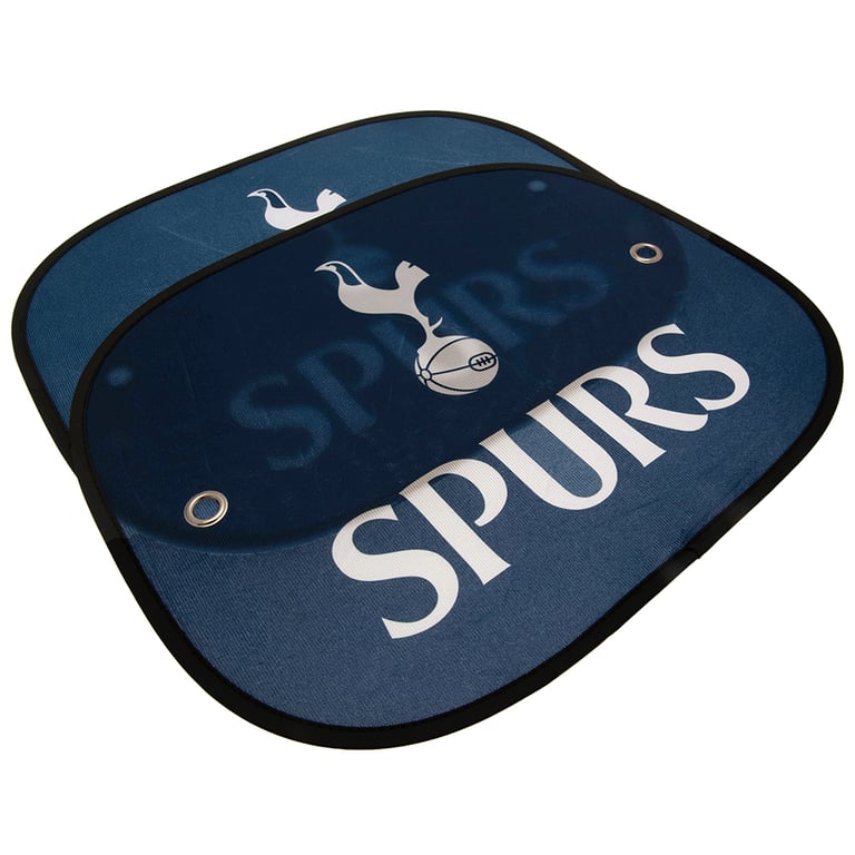 Tottenham Hotspur FC Navy Mesh Car Window Sunshades with Club Crest and Suction Pads