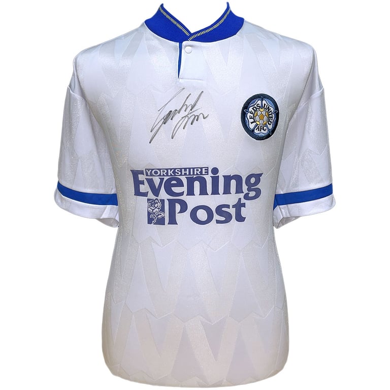 Gordon Strachan Signed Leeds United FC 1992 Replica Shirt
