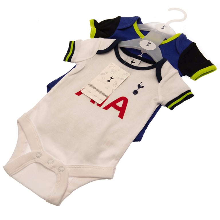 Tottenham Hotspur 2 Pack Multi Design Cotton Bodysuit (12-18 Mths)