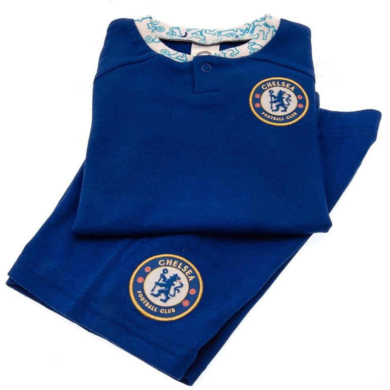 Chelsea FC 2022-23 Season Royal Blue Baby Shirt & Short Set - Soft Cotton Construction