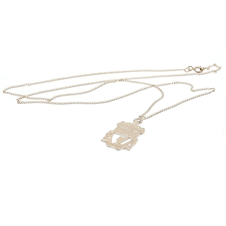 Liverpool FC Sterling Silver Pendant & Chain Necklace Set