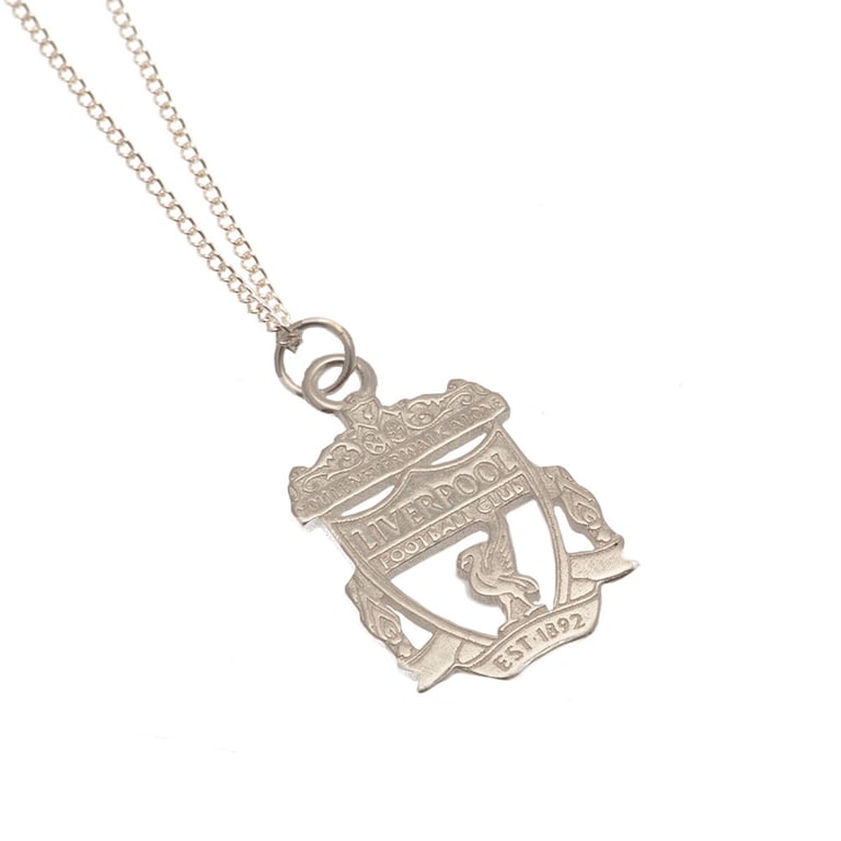 Liverpool FC Sterling Silver Pendant & Chain Necklace Set